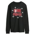 thumbnail image 1 of A Christmas Story - Oh Fudge Snowflakes - Men's Long Sleeve T-Shirt, 1 of 5