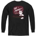 thumbnail image 1 of A Christmas Story Oh Fudge Soap Connoisseur Kids Long Sleeve T Shirt (Large) for Youth Boys and Girls, Black, 1 of 4