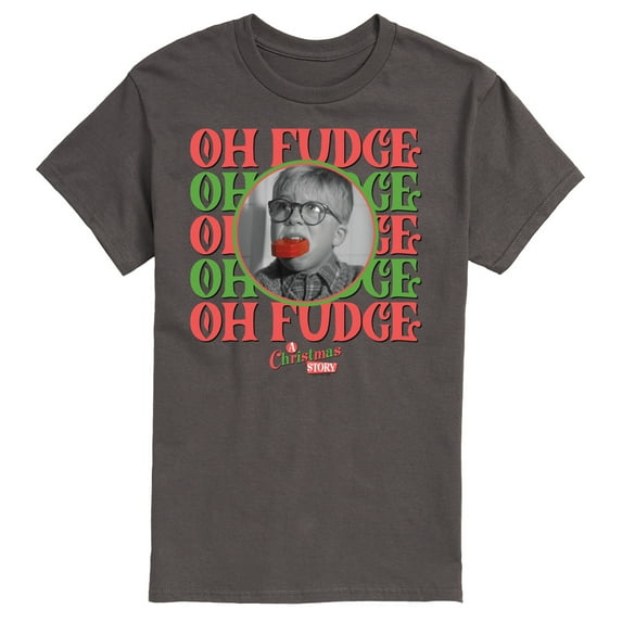 A Christmas Story - Oh Fudge Stacked - Men's Short Sleeve Graphic T-Shirt