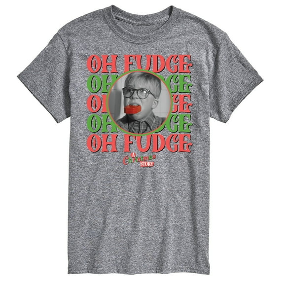A Christmas Story - Oh Fudge Stacked - Men's Short Sleeve Graphic T-Shirt
