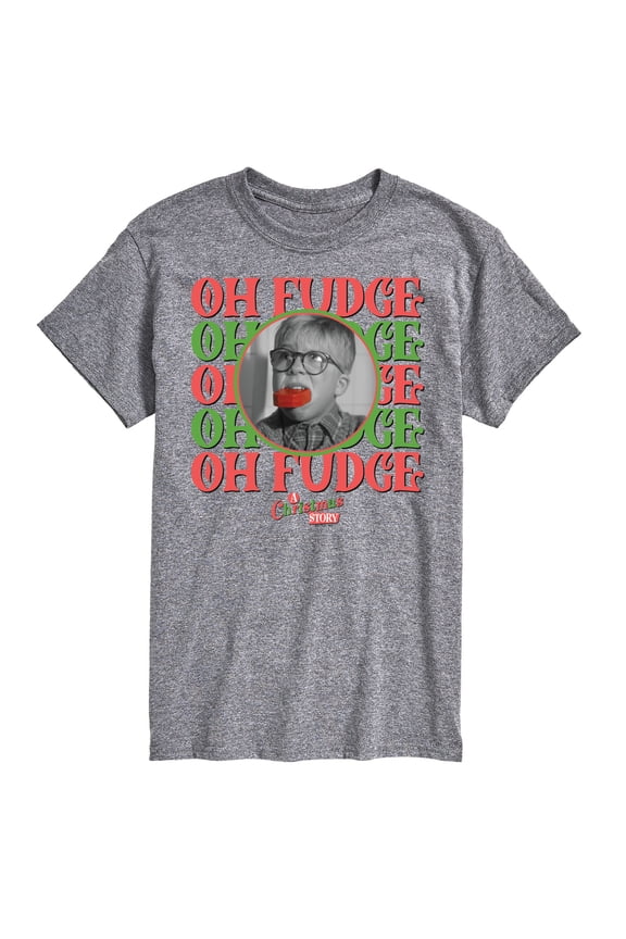 - Oh Fudge Stacked - Men's Short Sleeve Graphic T-Shirt