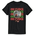 thumbnail image 1 of A Christmas Story - Oh Fudge Stacked - Men's Short Sleeve Graphic T-Shirt, 1 of 5