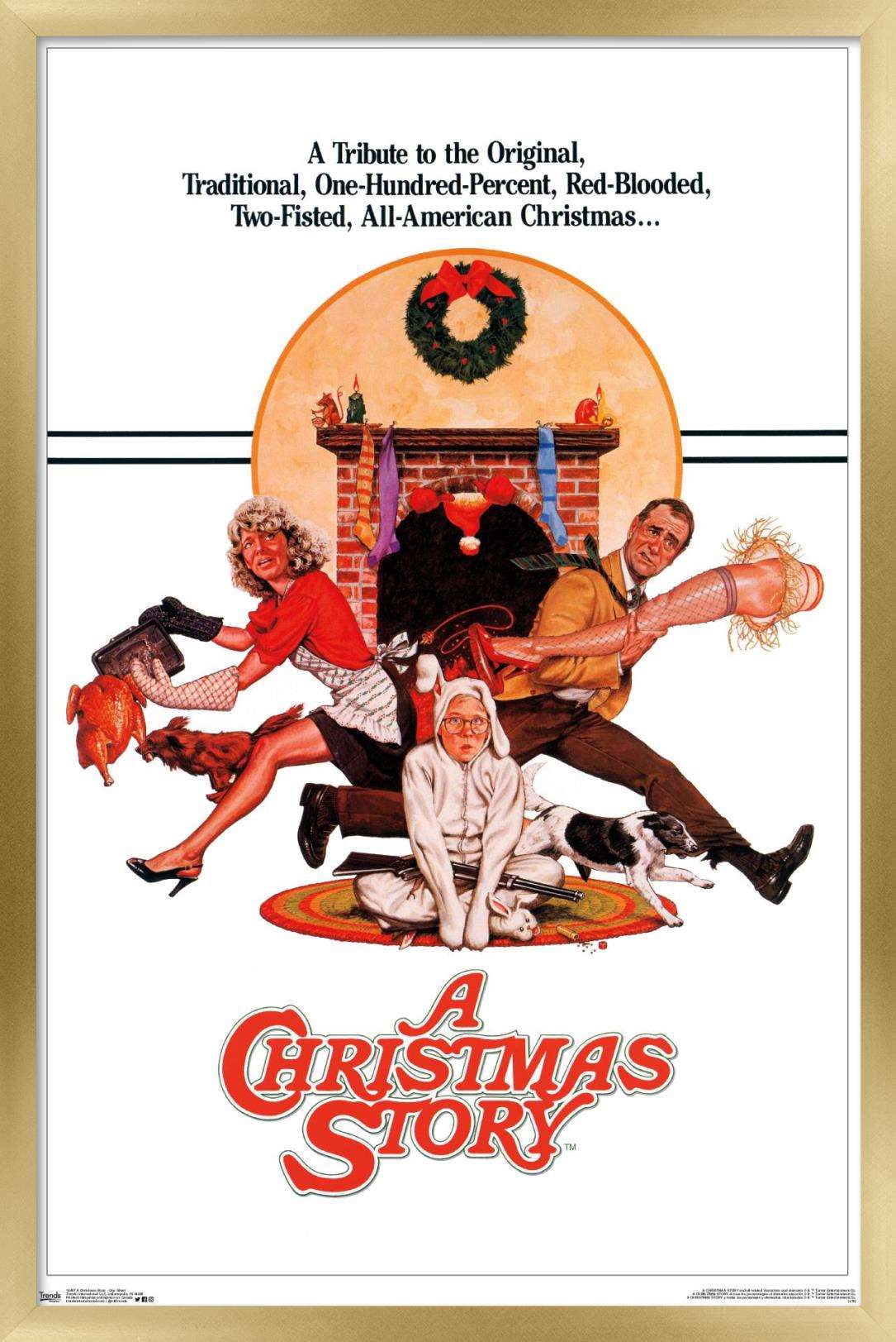 A Christmas Story - One Sheet Wall Poster, 14.725" x 22.375", Framed