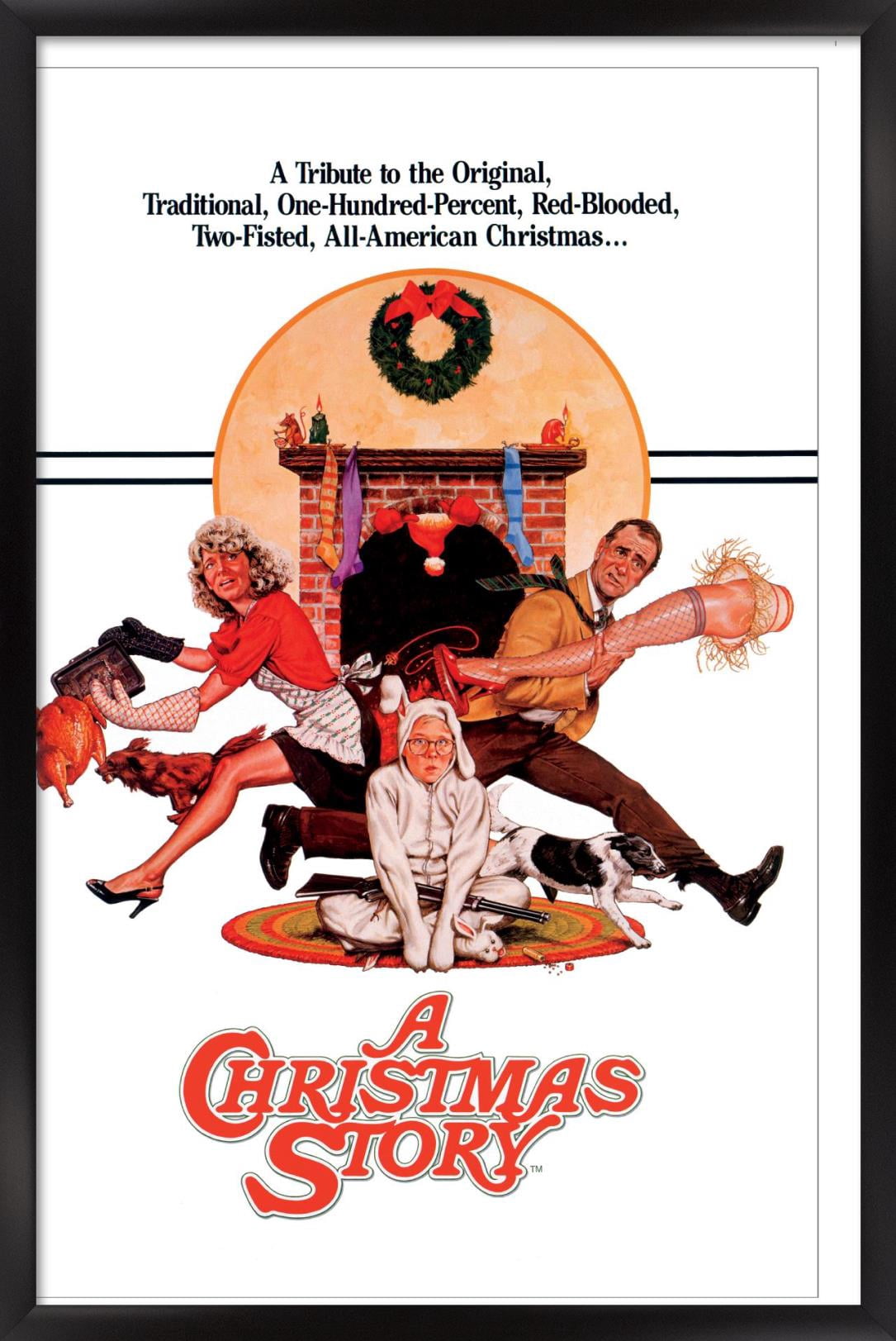 A Christmas Story - One Sheet Wall Poster, 14.725" x 22.375" Framed