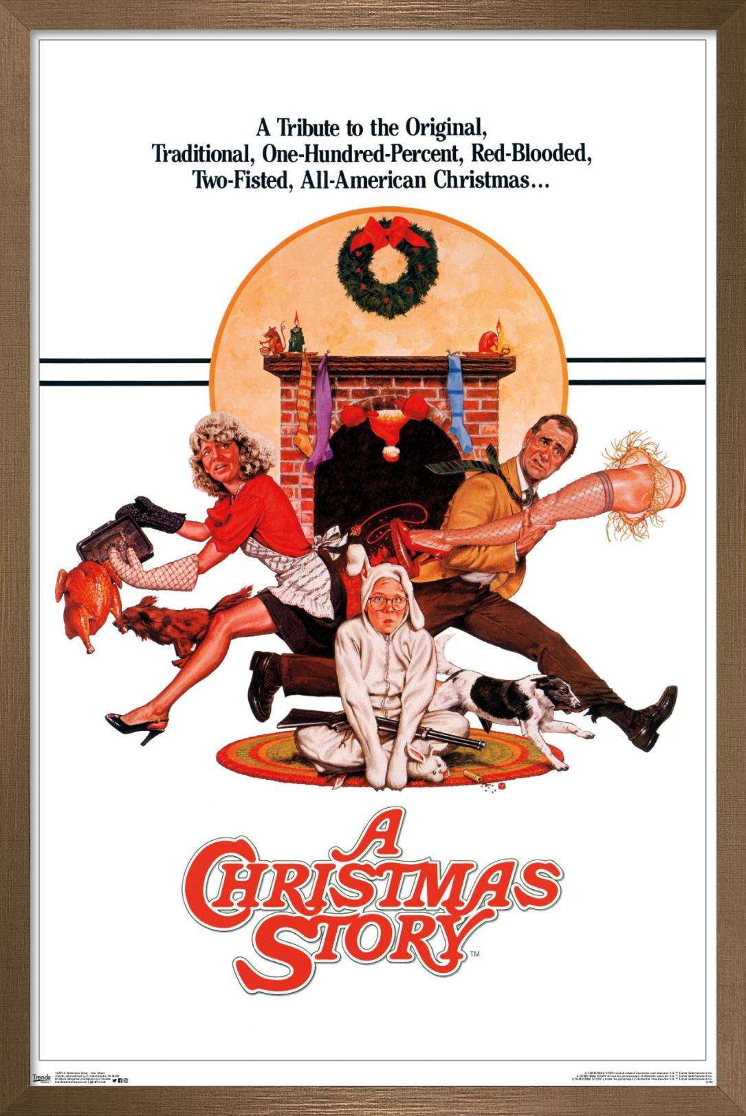A Christmas Story - One Sheet Wall Poster, 22.375" x 34", Framed