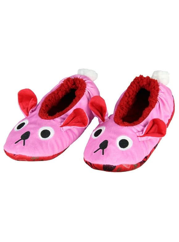 mens pink bunny slippers