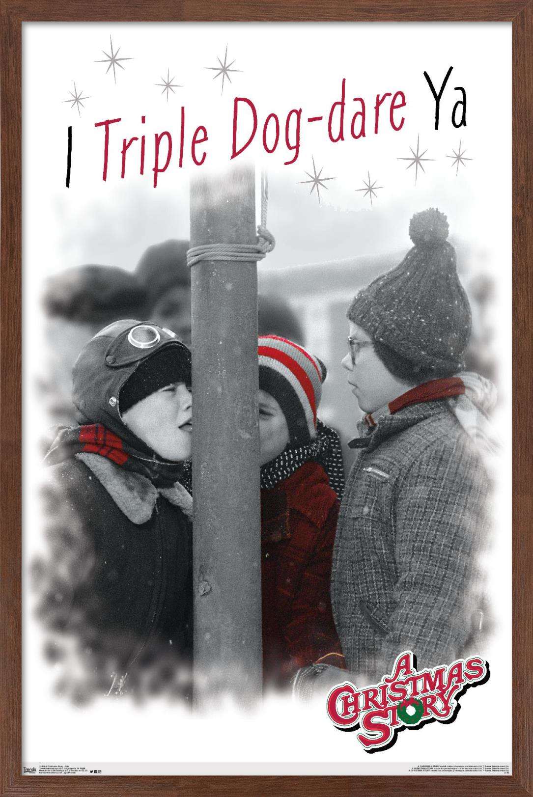 A Christmas Story - Pole Wall Poster, 14.725" x 22.375", Framed