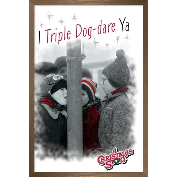 A Christmas Story - Pole Wall Poster, 14.725" x 22.375", Framed