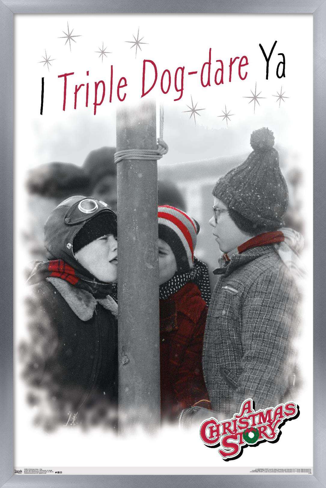 A Christmas Story - Pole Wall Poster, 14.725" x 22.375", Framed