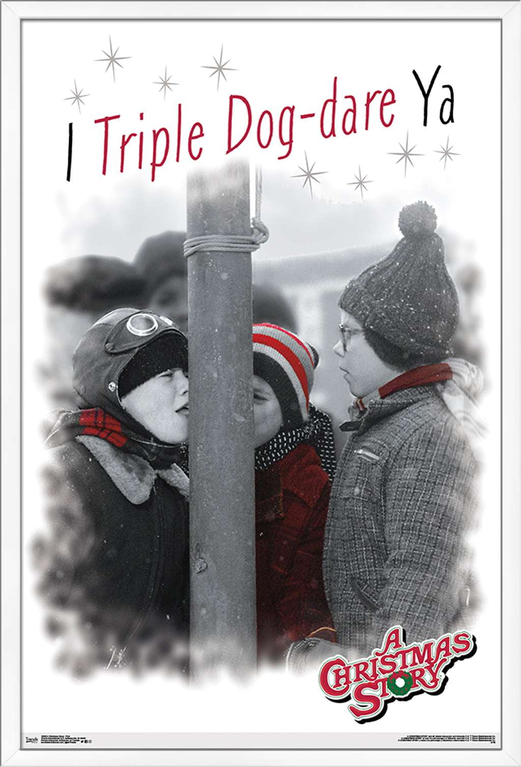 A Christmas Story - Pole Wall Poster, 22.375" x 34", Framed