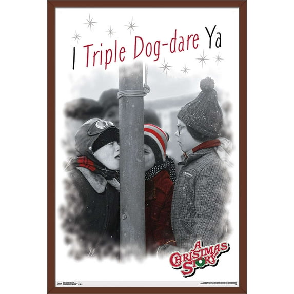 A Christmas Story - Pole Wall Poster, 22.375" x 34", Framed