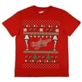 thumbnail image 1 of A Christmas Story T-Shirt Men's Icons Ugly Sweater Short Sleeve Top, 1 of 5