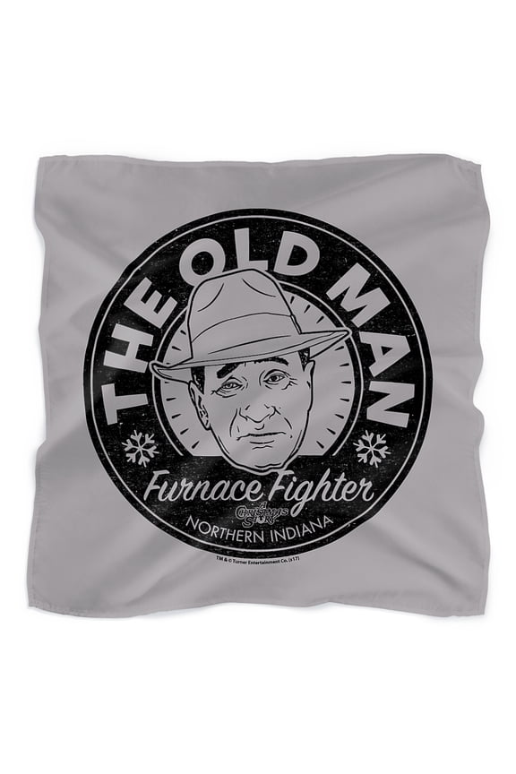A Christmas Story The Old Man Bandana (21 in x 21 in)