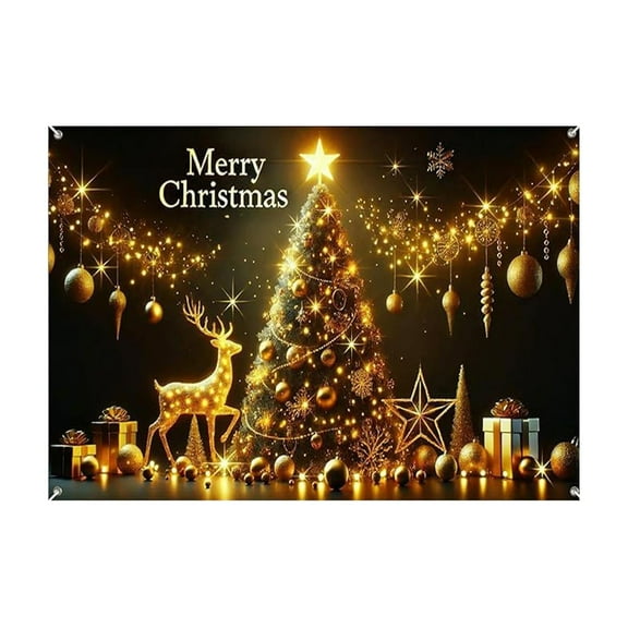 A Christmas Tapestry Decor 59X35 Inches For Wall Covering In Living Room Bedroom And Festive Settings Polyester Material