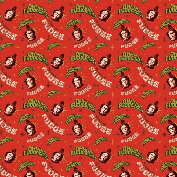 A Christmas story Oh Fudge Pattern Premium Roll Gift Wrap Wrapping Paper
