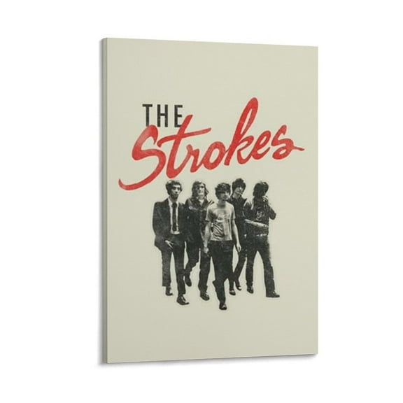 A Cinematic Poster Of The Strokes Canvas Poster Wall Decorative Art Painting Living Room Bedroom Decoration Gift