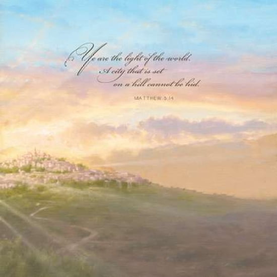 A City Set on a Hill Canvas Art - Mark Missman (24 x 24)