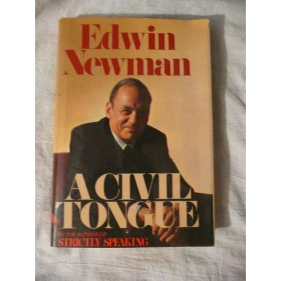 Pre-Owned A Civil Tongue (Hardcover) 0672522675 9780672522673