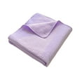 thumbnail image 1 of A Class Fiber Student Mattress - 150x230cm Thickened Soft Padded Mattress, Washable Sanding Surface (Purple), 1 of 5