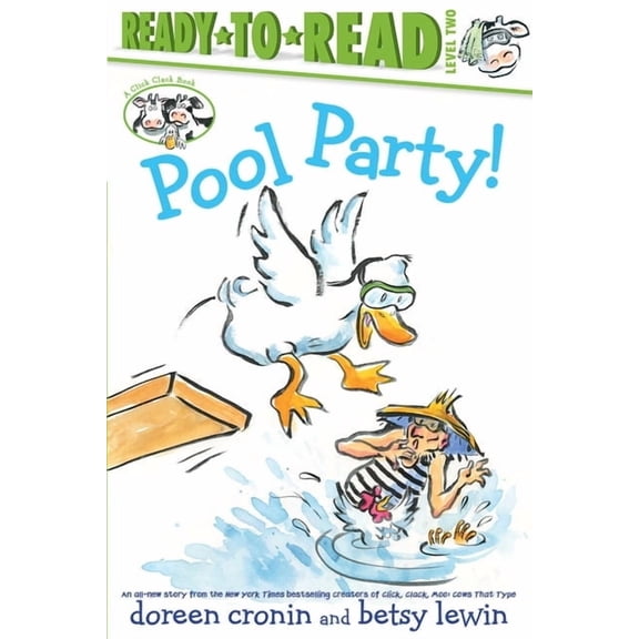 Click Clack Book Pool Party!/Ready-To-Read Level 2, (Paperback)