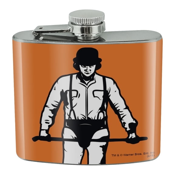 A Clockwork Orange Alex Character Stainless Steel 5oz Hip Drink Kidney Flask