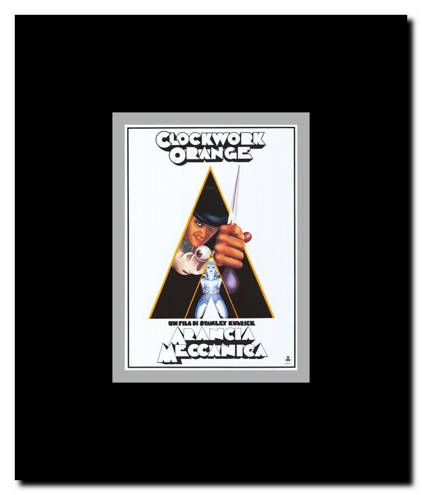 A Clockwork Orange Framed Movie Poster