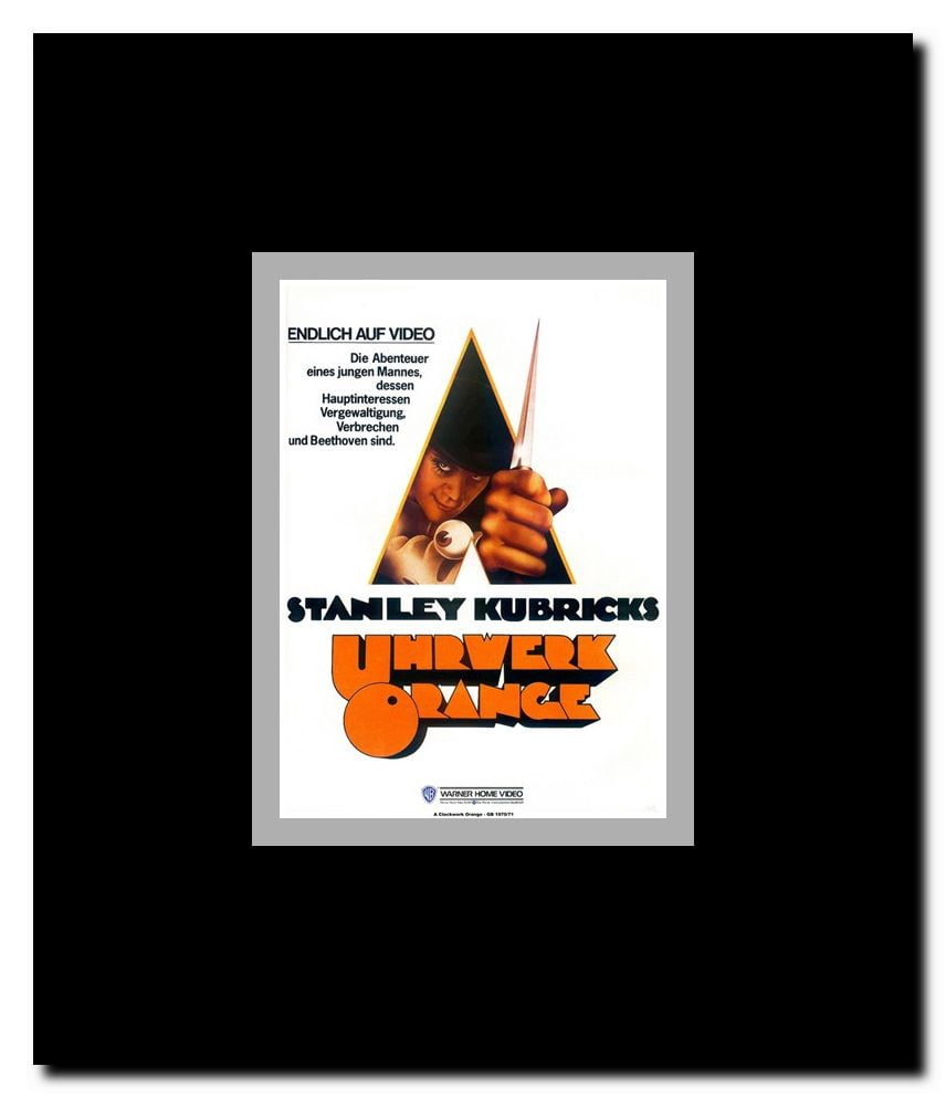 A Clockwork Orange Framed Movie Poster