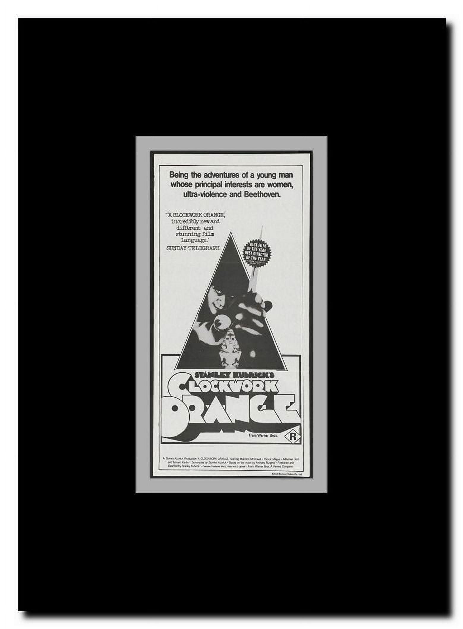 A Clockwork Orange Framed Movie Poster