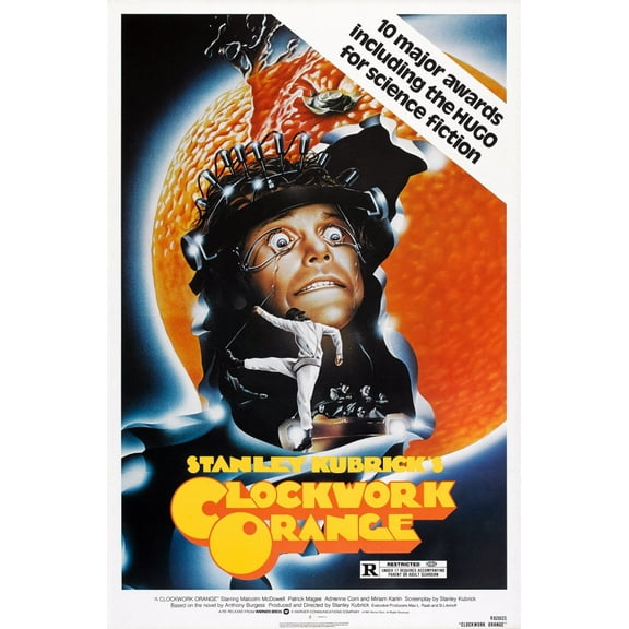 A Clockwork Orange Malcolm Mcdowell (1982 Reissue Poster Art) 1971 Movie Poster Masterprint (11 x 17)