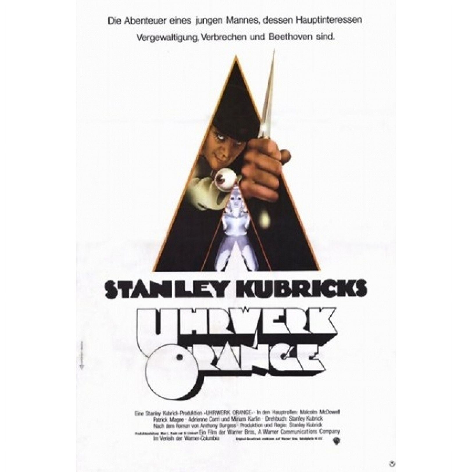 A Clockwork Orange Movie Poster (11 x 17) - Walmart.com
