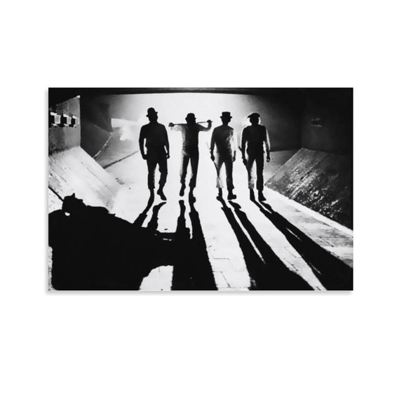 A Clockwork Orange Movie Poster Canvas Poster Wall Art Picture Prints Hanging Photo Gift Decor Home Posters Artworks 16x24inch(40x60cm)