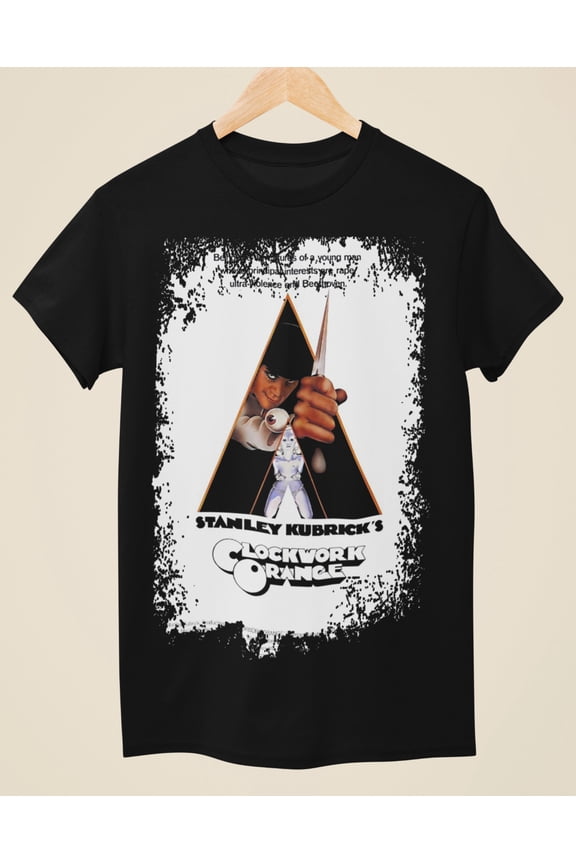A Clockwork Orange - Movie Poster Inspired Unisex Black T-Shirt