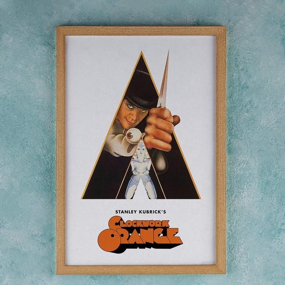 A Clockwork Orange Movie Poster, Wall Art, Unframed Paper Poster 11x14in
