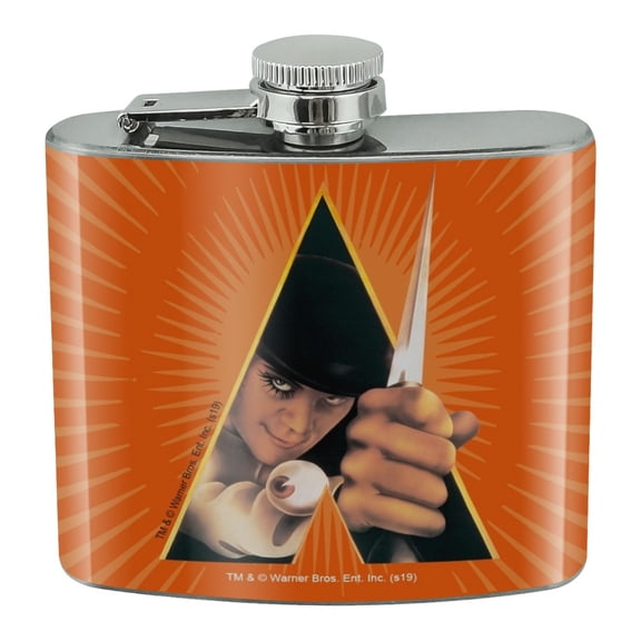 A Clockwork Orange Poster Image Stainless Steel 5oz Hip Drink Kidney Flask