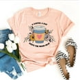 thumbnail image 1 of A Coffee Day T-shirt Keeps The Mood Okay Shirt Lover Gift Drinking Top Caffeine Shirts Morning Tee Inspirational Gives Me Teacher Powers Life Appreciation Cute, 1 of 3