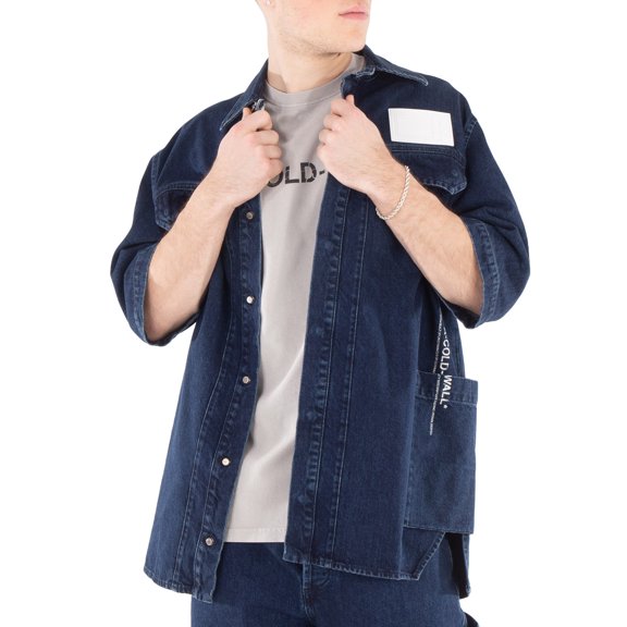 A Cold Wall Discourse Cotton Denim Shirt, Brand Size 46 ( US Size 36 )