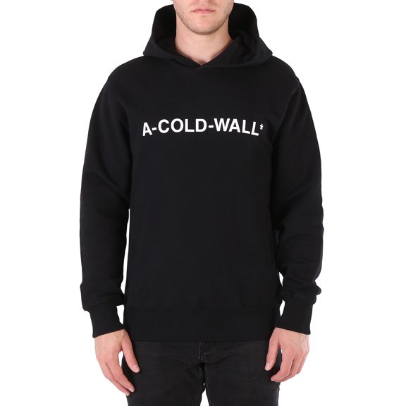 A Cold Wall Men's Essential Logo Cotton Hoodie, Size X-Small
