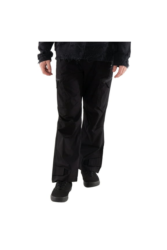 Static Zip Cotton Pants, Brand Size 46 (Waist Size 30")