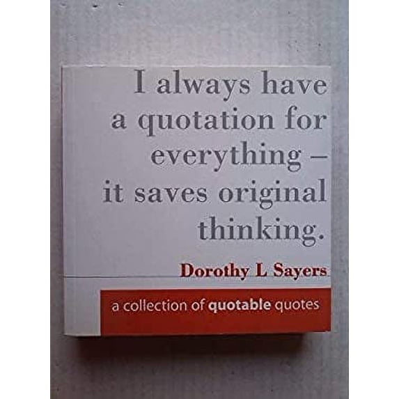 Pre-Owned Collection of Quotable Quotes 9781903938546