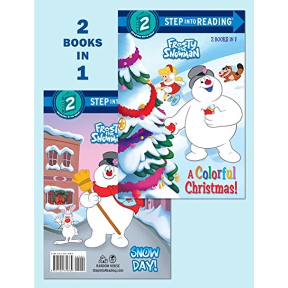 Pre-Owned A Colorful Christmas!/Snow Day! (Frosty the Snowman) (Step Into Reading) Paperback