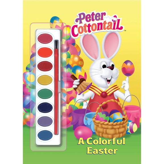 Pre-Owned A Colorful Easter (Peter Cottontail) [With Brush & Paints] (Paperback) 0307092259 9780307092250