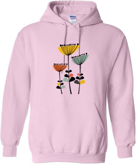 [THE MUSEUM VISITOR]★FLOWER PAINTED HOODY TOURS SPARKLING bloo THE MUSEUM VISITOR popup store