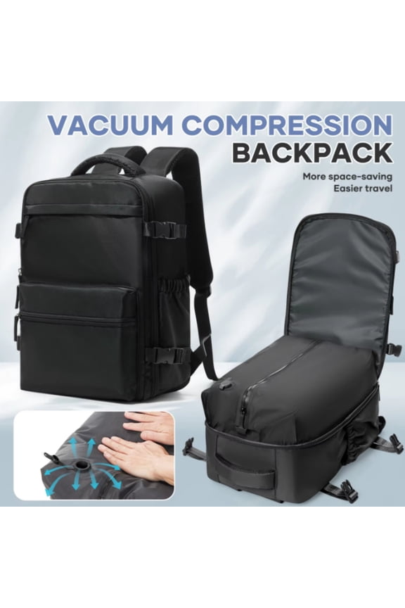 A Comfortable And Durable Backpack With A Vacuum Pump Compression Custom Logo Zipper Seal,S