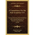 thumbnail image 1 of A Commentary On The Holy Scriptures V11 : Critical, Doctrinal, And Homiletical, With Special Reference To Ministers And Students (1878) (Paperback), 1 of 1