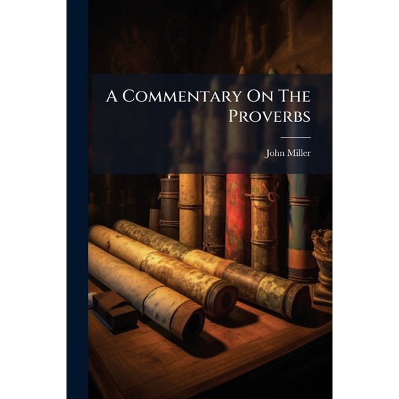 A Commentary On The Proverbs : With A New Translation, And With Some Of The Original Expositions Re-examined In A Classified List (Paperback)