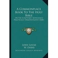 thumbnail image 1 of A Commonplace Book To The Holy Bible (Paperback), 1 of 1