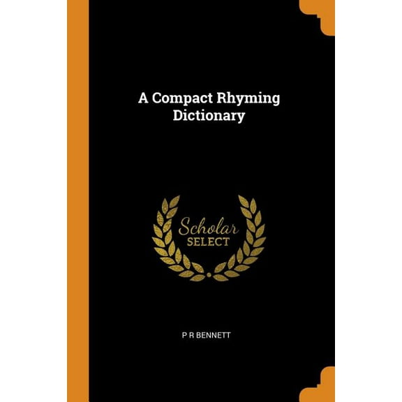 A Compact Rhyming Dictionary (Paperback)