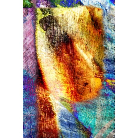 A Computer Generated Background Poster Print by Don Hammond - 11 x 17