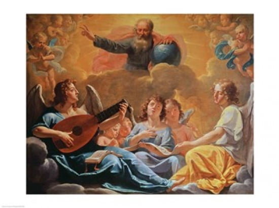 A Concert of Angels Canvas Art - Philippe De Champaigne (24 x 18)