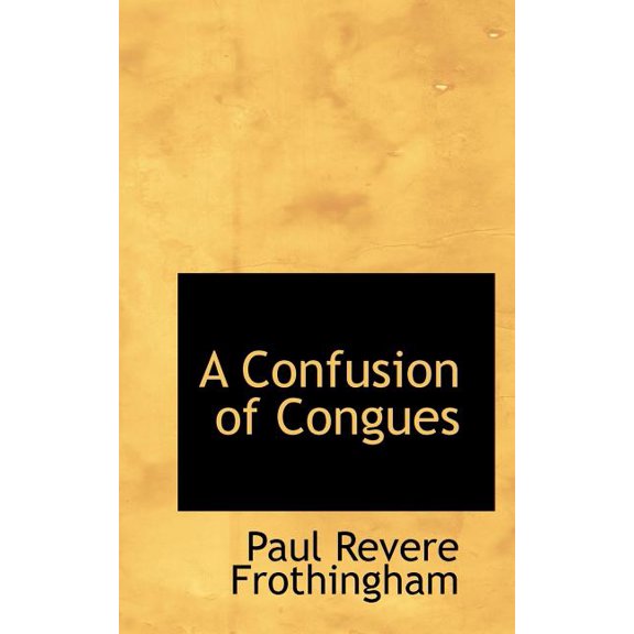 A Confusion of Congues (Paperback)